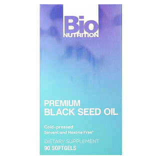 Bio Nutrition, Aceite de semilla negra prémium`` 90 cápsulas blandas