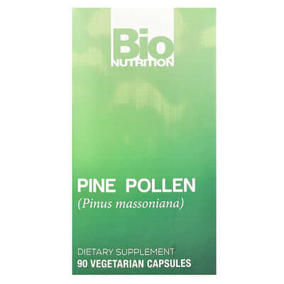 Bio Nutrition, Pine Pollen, 500 mg, 90 Vegetarian Capsules