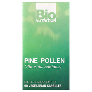 Bio Nutrition, Polen de pino, 90 cápsulas vegetales (500 mg por cápsula)