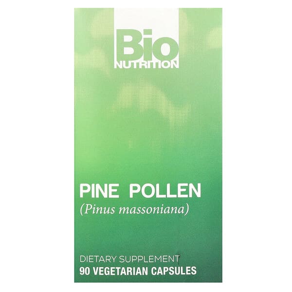 Pine Pollen, 90 Vegetarian Capsules (500 mg per Capsule)
