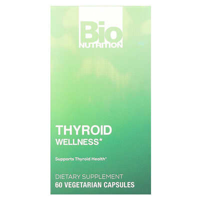 Bio Nutrition, Thyroid Health, 60 Vegetarian Capsules