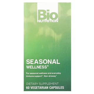 Bio Nutrition, Seasonal Wellness, saisonales Wohlbefinden, 60 pflanzliche Kapseln