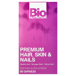 Bio Nutrition, Păr, piele și unghii premium, 60 de capsule