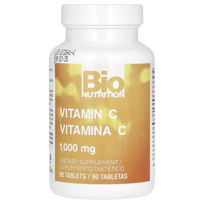 Bio Nutrition, Vitamin C, 1000 mg, 90 Tablets