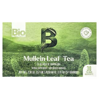 Bio Nutrition, Thé à la feuille de molène, Sans caféine, 30 sachets de thé, 57 g
