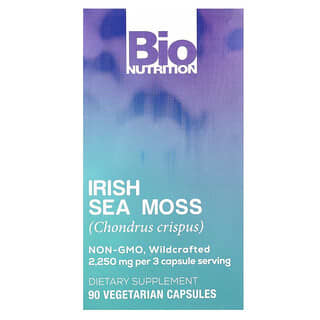 Bio Nutrition, Irish Sea Moss , 90 Vegetarian Capsules