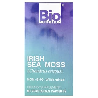 Bio Nutrition, Irish Sea Moss, Knorpeltang, 90 pflanzliche Kapseln (750 mg pro Kapsel)