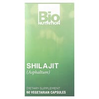 Bio Nutrition, Shilajit (Asphaltum), 60 Cápsulas Vegetarianas