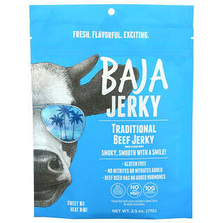 Baja Jerky, вяленая говядина, традиционная, 71 г (2,5 унции)