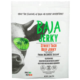 Baja Jerky, Beef Jerky, Street Taco, 2.5 oz (71 g)