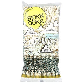 BjornQorn‏, Sun-Popped Corn, مالح غائم، 3 ‎أونصة‎ (85 جم)