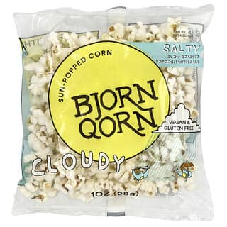 BjornQorn, Solpoppet majs, uklar, salt, 28 g