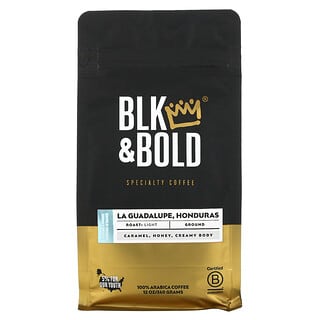 BLK & Bold, 特种混合咖啡，研磨，轻度烘焙，洪都拉斯拉瓜达卢佩，12 盎司（340 克）