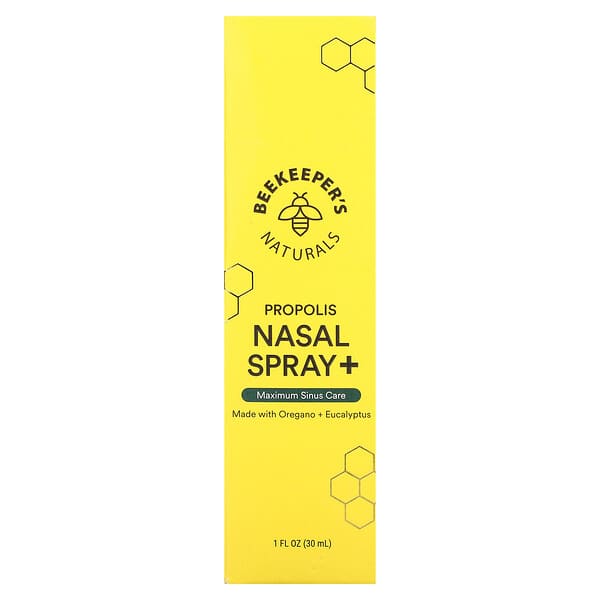 Beekeeper's Naturals, Propolis Nasal Spray  , Maximum Sinus Care, 1 fl ...