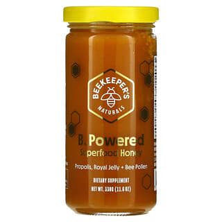 Beekeeper's Naturals, B. Powered، عسل فائق القيمة الغذائية، 11.6 أونصة (330 جم)