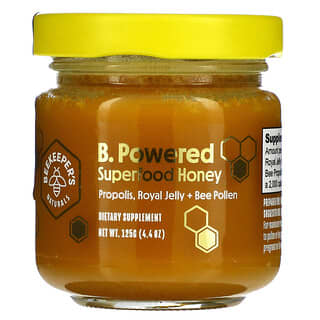 Beekeeper's Naturals, B. Powered, Miel, Superalimento, 125 g (4,4 oz)