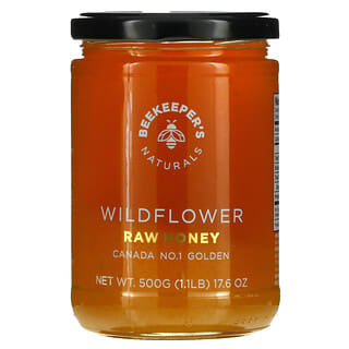Beekeeper's Naturals, Сырой мед, полевые цветы, 500 г (17,6 унции)