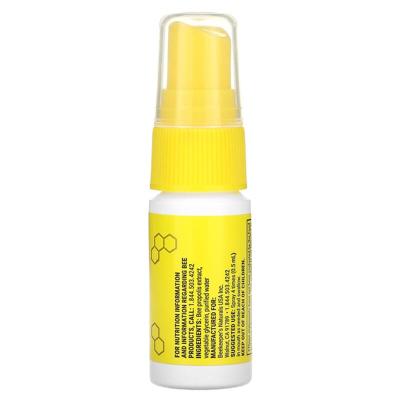 You can find @Beekeeper's Naturals Propolis Throat Spray at Whole Food, Propolis