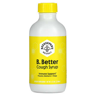 Beekeeper's Naturals, B. Better, Cough Syrup, 4 fl oz (118 ml)