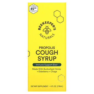Beekeeper's Naturals, Propolis Cough Syrup, 4 fl oz (118 ml)