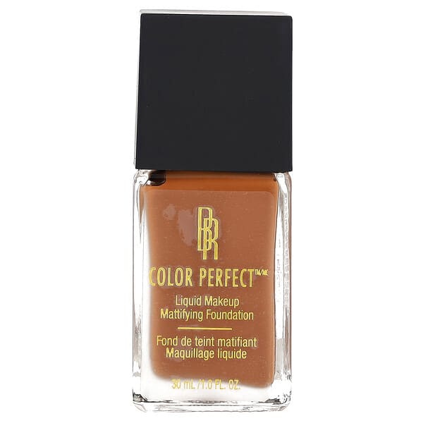 Black Radiance, Color Perfect, 리퀴드 메이크업 매티파잉 파운데이션, 1320071 토피 캐러멜, 30ml(1fl oz)