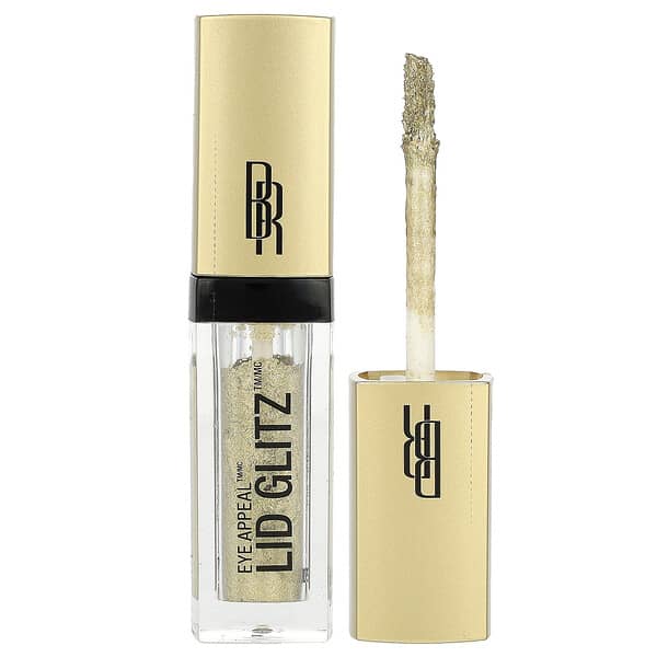 Black Radiance, 눈을 즐겁게 하는 뚜껑, 글리츠 뚜껑, 1320075헐리우드 골드, 5ml(0.16fl oz)