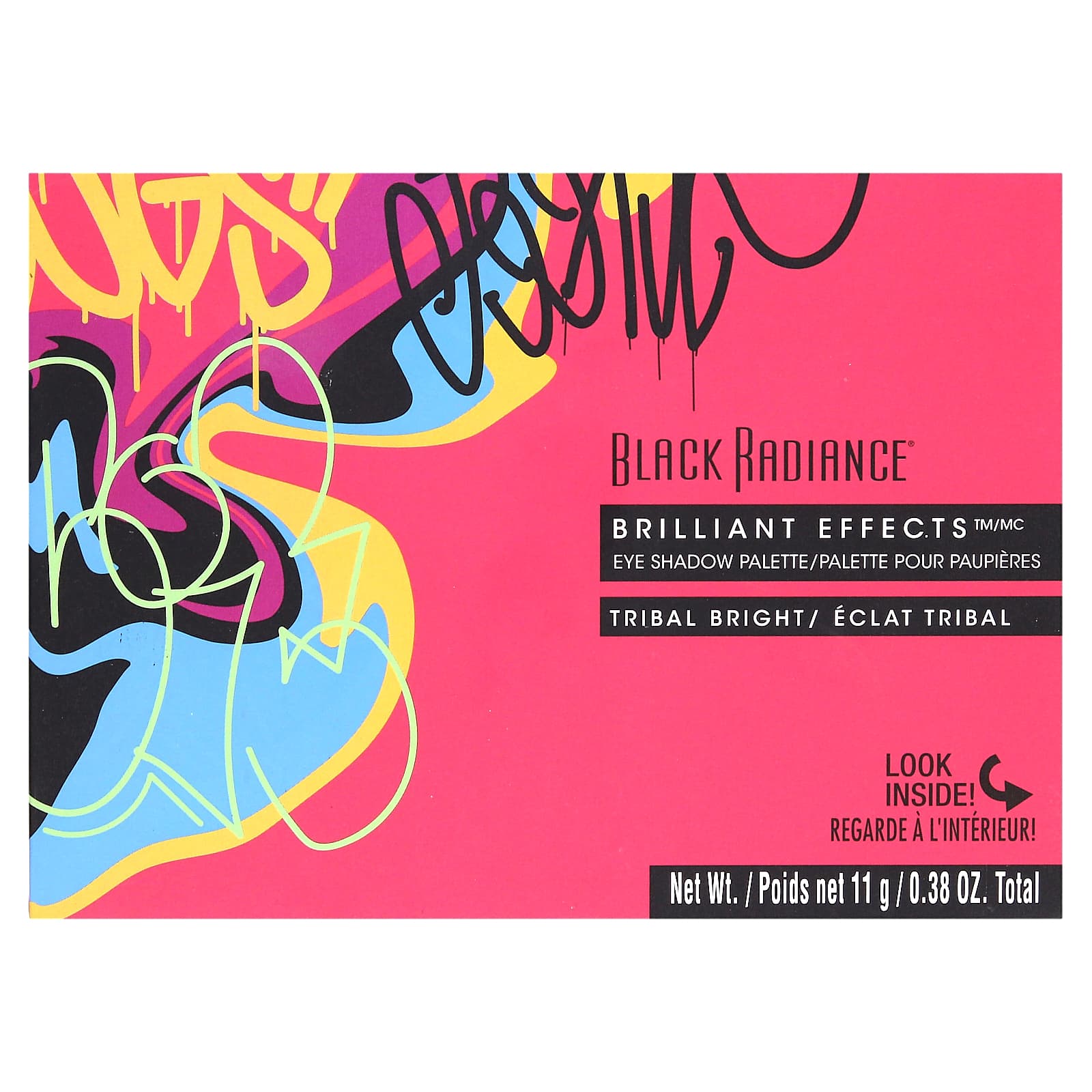 Black Radiance, Brilliant Effects, палитра теней для век, Tribal Bright, 11 г (0,38 унции)