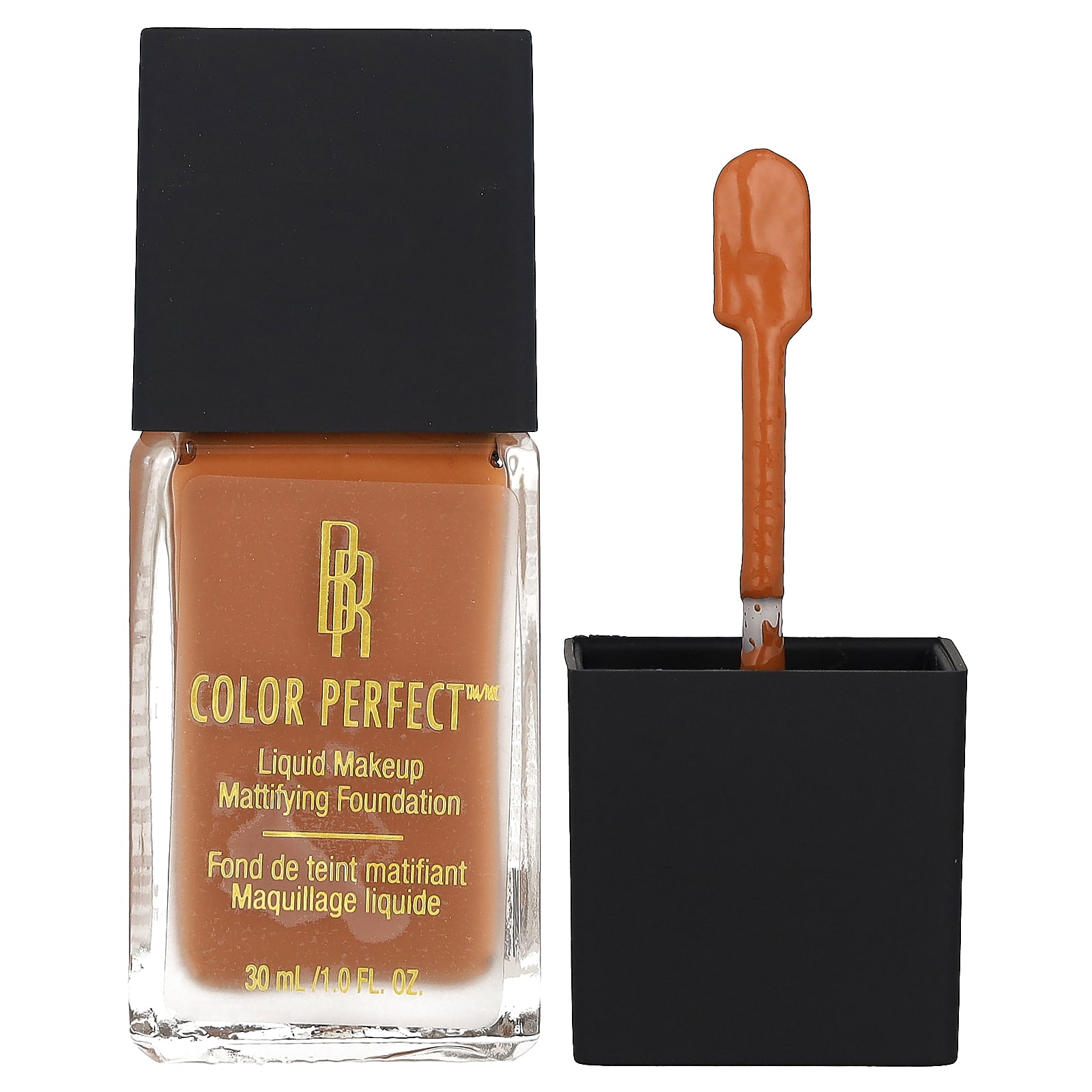 Black Radiance, Color Perfect, жидкий матирующий тональный крем, 8414  брауни, 30 мл (1 жидк. унция)