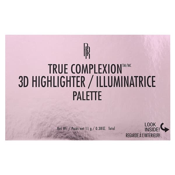 Black Radiance, True Complexion, 3D 하이라이터 팔레트, 8035 루미노티, 11g(0.38oz)