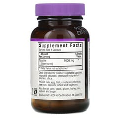 Bluebonnet Nutrition, Taurina, 1.000 mg, 50 cápsulas vegetales