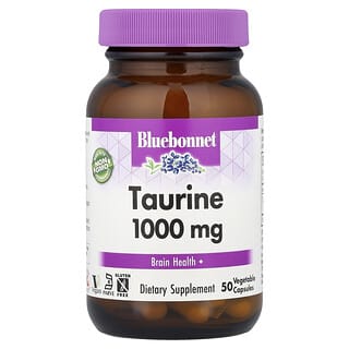 Bluebonnet Nutrition, Taurine, 1000 mg, 50 capsules végétales