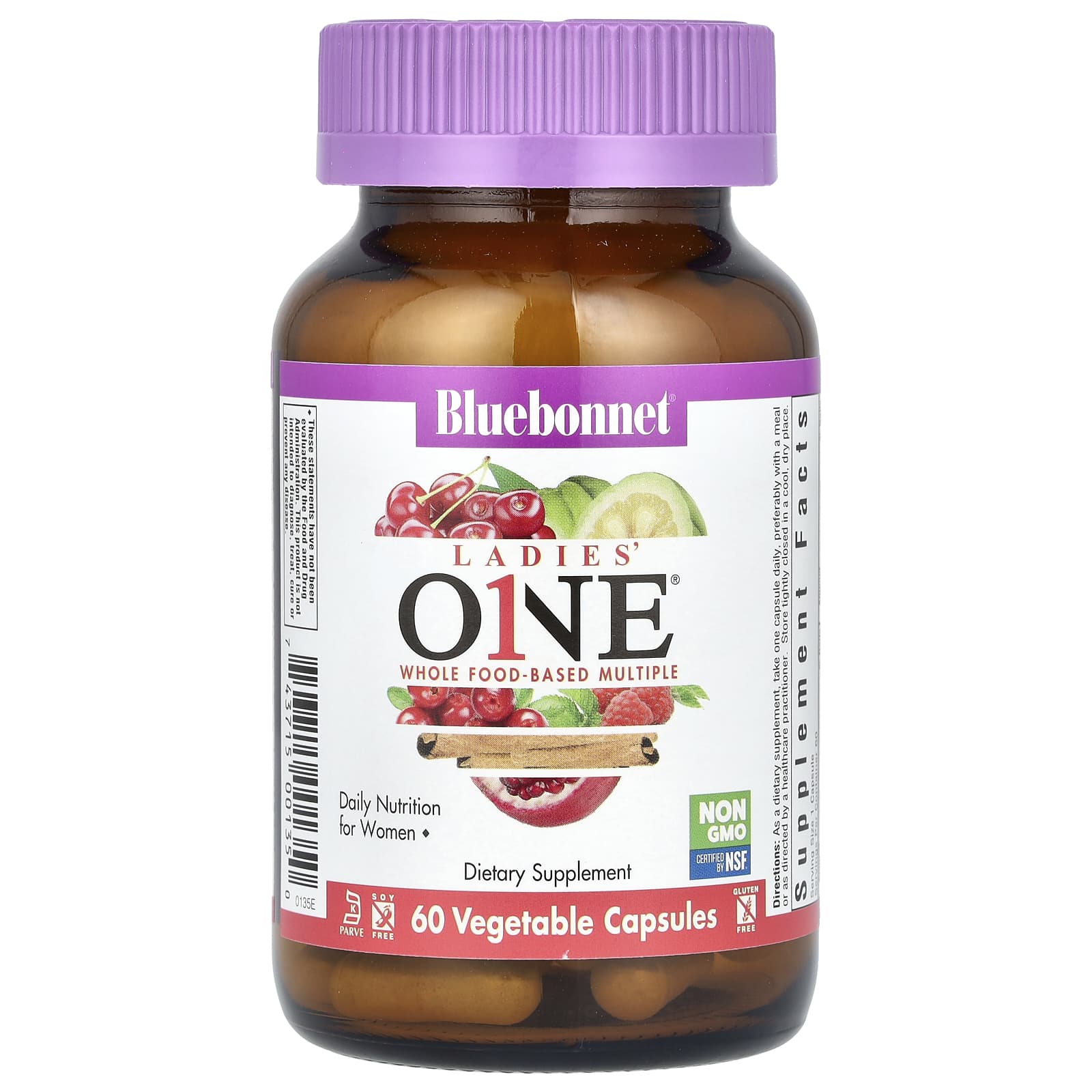 Bluebonnet Nutrition, Ladies' ONE®, Whole Food-Based Multiple, 60 ...