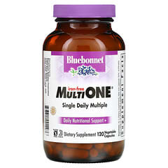 Bluebonnet Nutrition, MultiONE, Single Daily Multiple, Iron-Free, 120 Vegetable Capsules