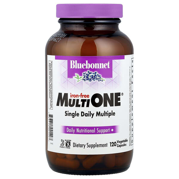 MultiONE®, Single Daily Multiple, Iron-Free, 120 Vegetable Capsules