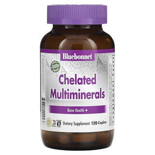 Bluebonnet Nutrition, Chelated Multiminerals, 120 Caplets