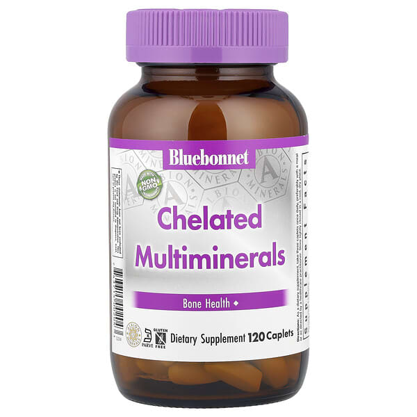 Chelated Multiminerals, 120 Caplets
