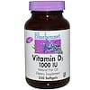 Витамин D3, 1000 МЕ, 250 гелевых капсул