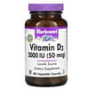 Vitamin D3, 50 mcg (2,000 IU), 180 Vegetable Capsules
