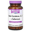 Beta Carotene, C, E & Selenium, Betacarotin, Vitamin C, E und Selen, 120 pflanzliche Kapseln