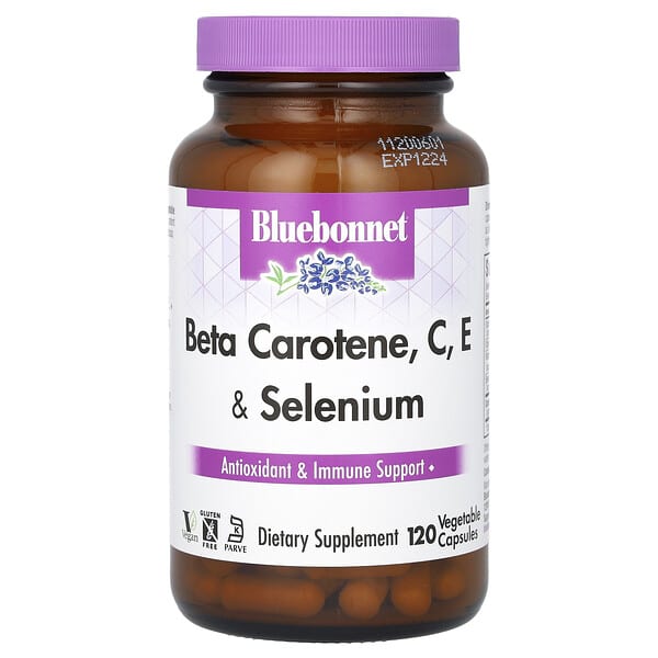 Beta Carotene, C, E & Selenium, 120 Vegetable Capsules