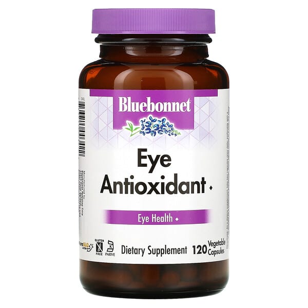 Bluebonnet Nutrition, Antioxidante ocular, 120 cápsulas vegetales