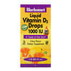 Liquid Vitamin D3 Drops, Natural Citrus Flavor, 1,000 IU, 1 fl oz (30 ml)