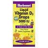 Liquid Vitamin D3 Drops, Citrus, 5,000 IU, 1 fl oz (30 ml)