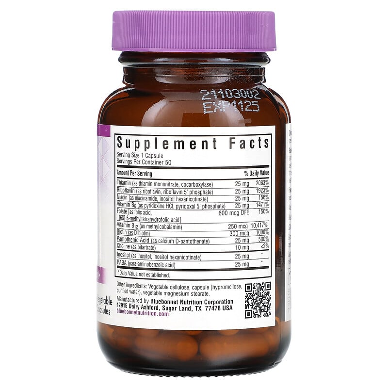 Coenzyme B-Complex, 50 Vegetable Capsules