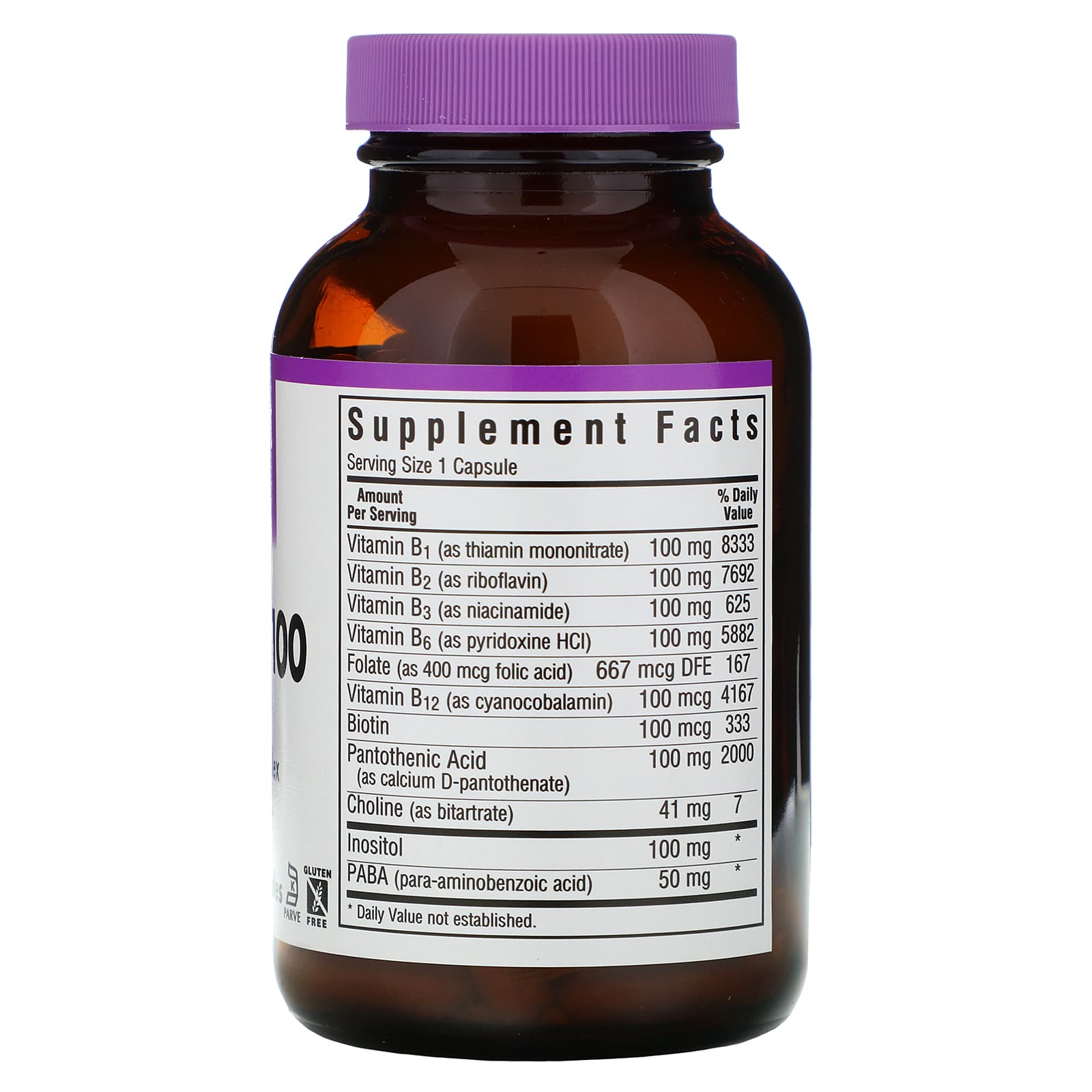 Nutrition, 100, 100 Vegetable Capsules