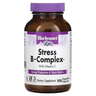 Bluebonnet Nutrition, Stress B-Complex, 100 cápsulas vegetales