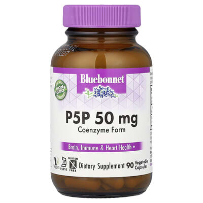 Bluebonnet Nutrition, CellularActive P-5-P, 50 mg, 90 vegetarian capsules