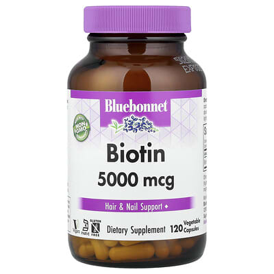 Bluebonnet Nutrition, Biovitamin, 5000 mcg, 120 Vegetarian Capsules