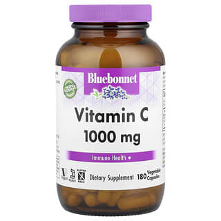 Bluebonnet Nutrition, C Vitamini, 1.000 mg, 180 Bitkisel Kapsül