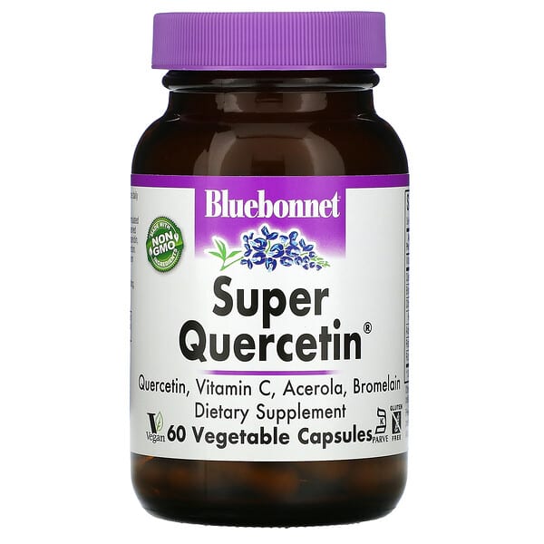 Bluebonnet Nutrition, Super Quercetin（スーパーケルセチン）、ベジカプセル60粒